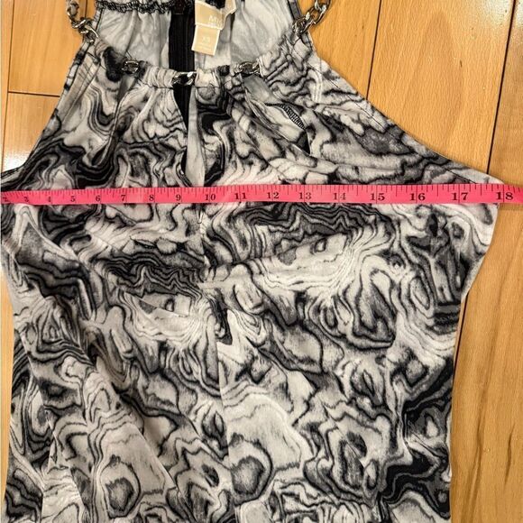 Michael Kors key hole halter top with chain detailing - Picture 7 of 8